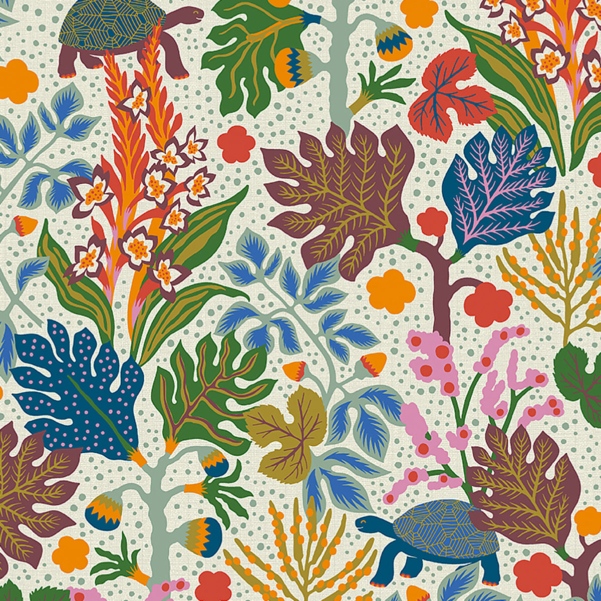 Turgräs Wallpaper Sample - Multi