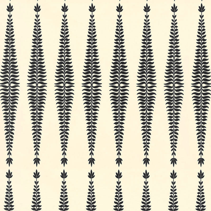 Fern Tree Wallpaper Sample - Noir