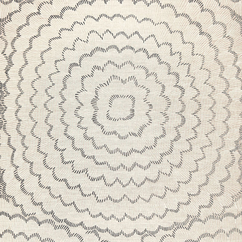 Feather Bloom Sisal Wallpaper Sample - Dove