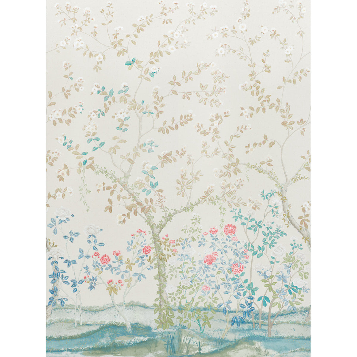 Madame De Pompadour Panel Set Sample - Alabaster