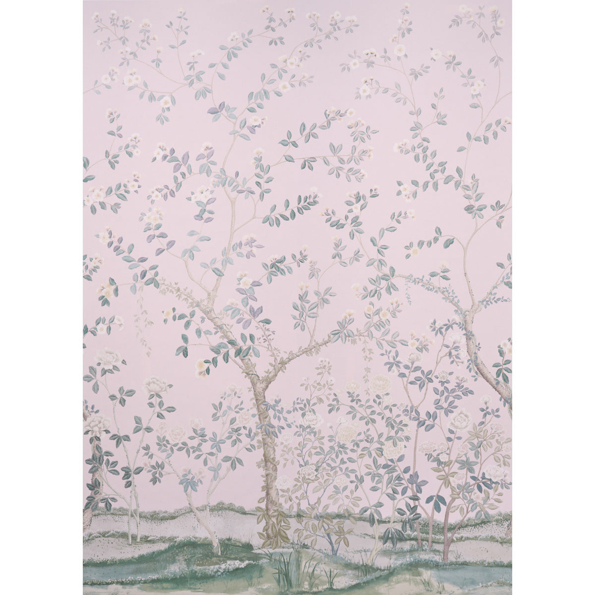 Madame De Pompadour Panel Set Sample - Blush