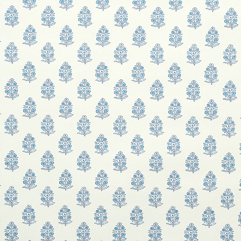 Aditi Wallpaper Sample - Blue