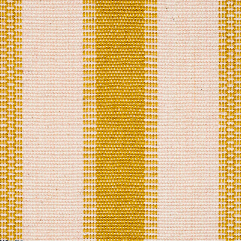 Ipala Hand Woven Stripe Fabric Sample - Yellow