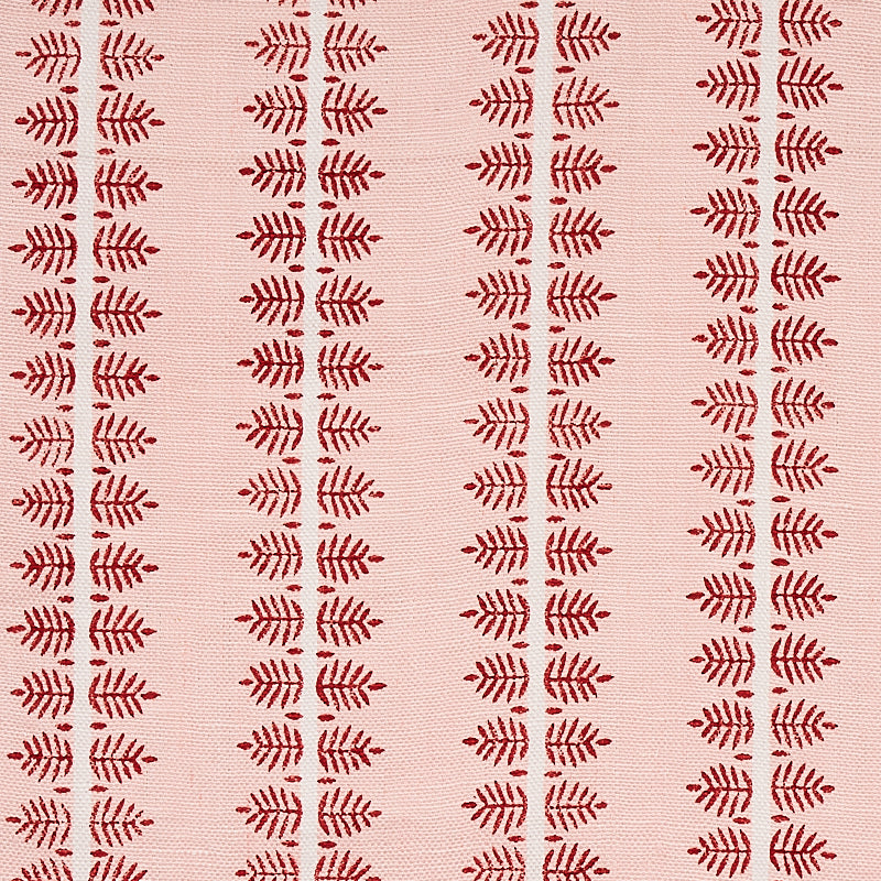 Alva Hand Block Print Fabric Sample - Blush