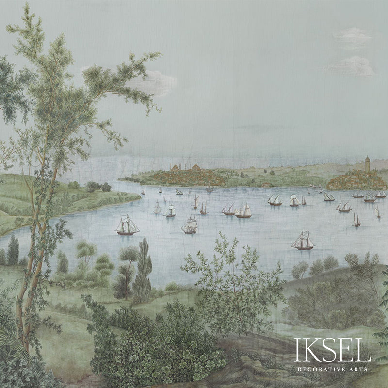 Romantic Bosphorus Wallpaper Sample - Multicolor