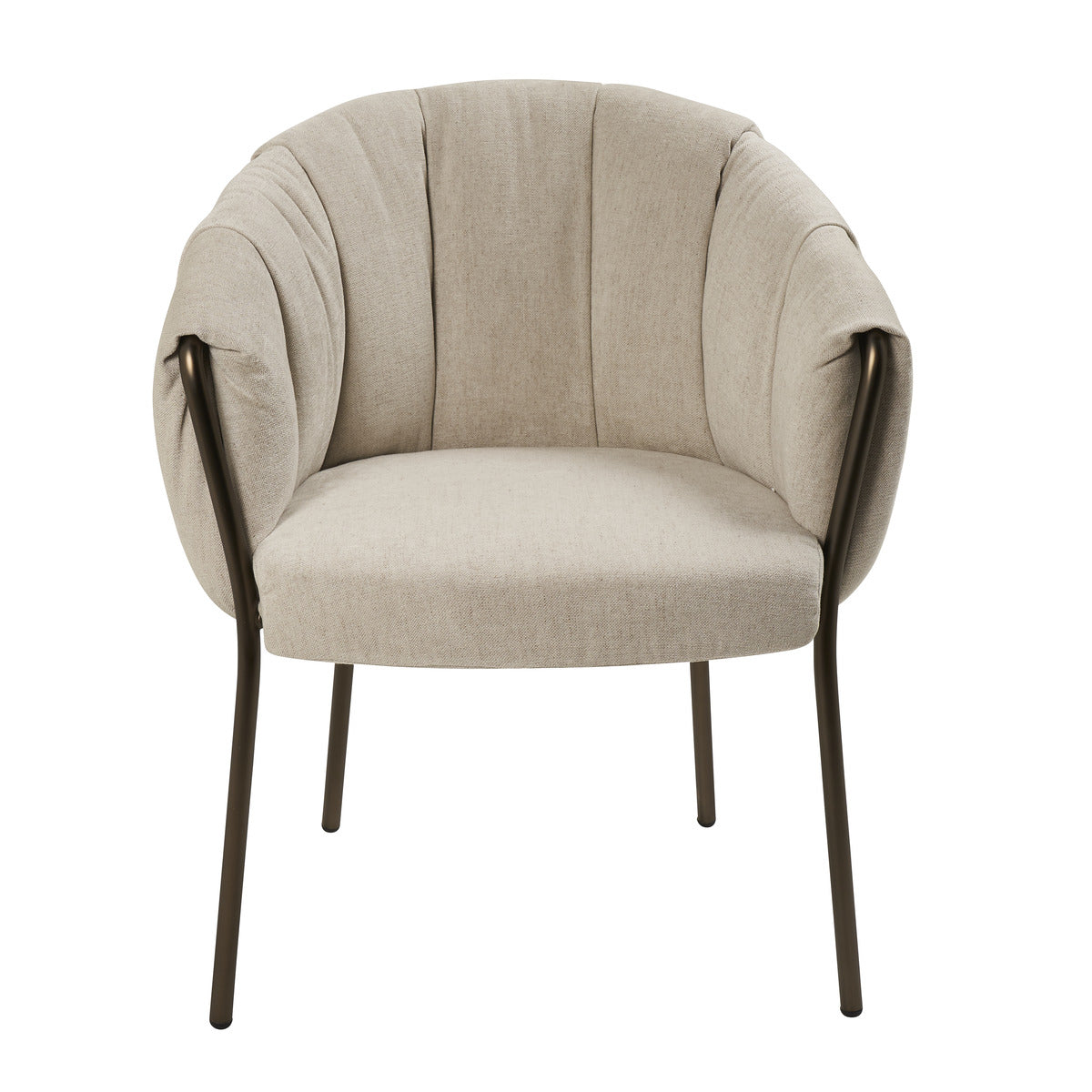 Puffin Dining Chair - Franco Linen-Blend Chenille