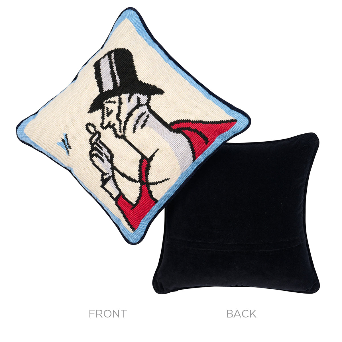 Eustace Needlepoint Pillow