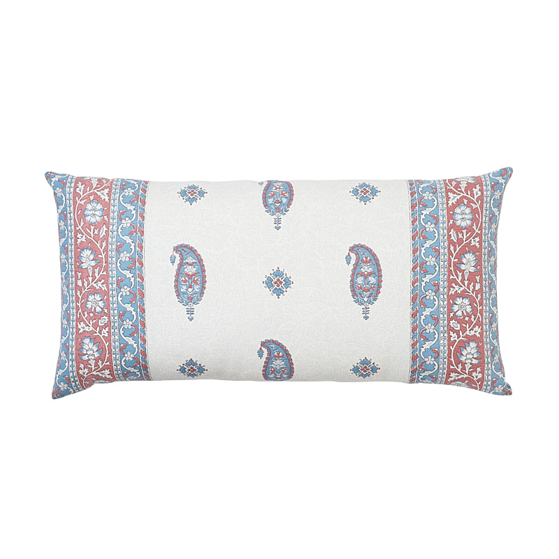 Ojai Paisley Pillow - Red