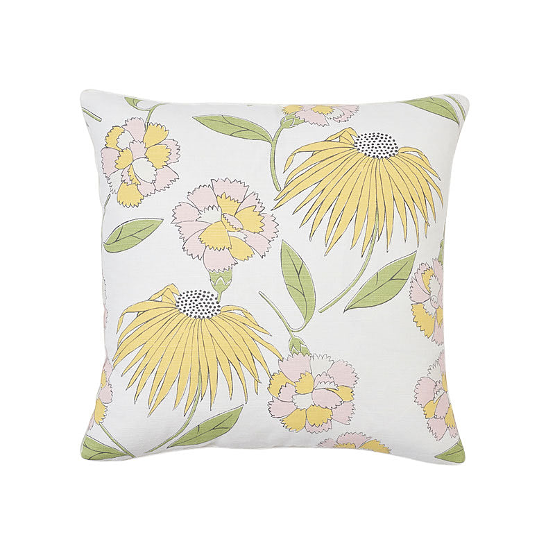 Bouquet Toss Pillow - Pink Lemonade
