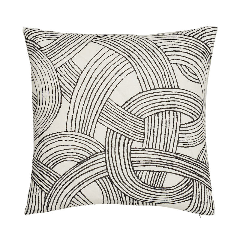 Freeform Pillow - Black/White