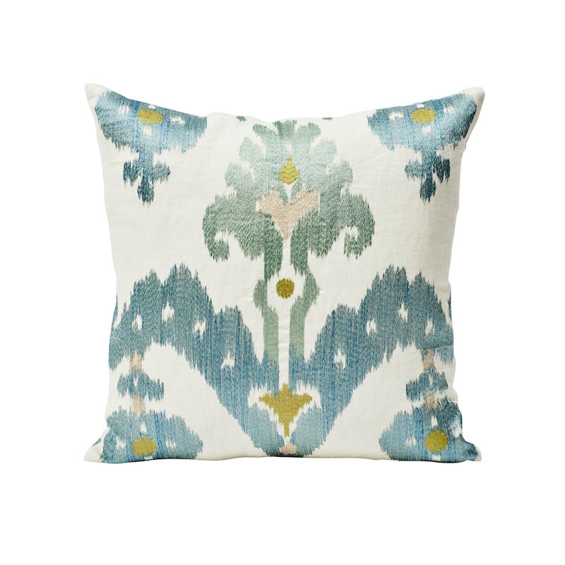 Raja Embroidery Pillow - Sky