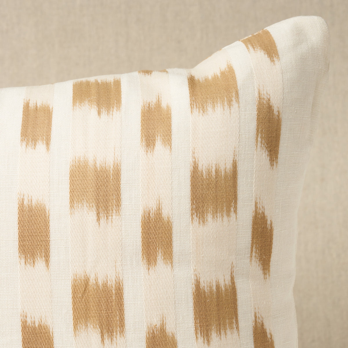 Izmir Ikat Stripe Pillow - Sand