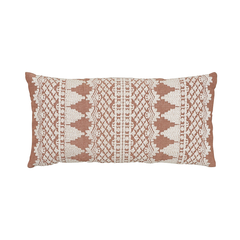 Wentworth Embroidery Pillow - Rust (Pre Order)