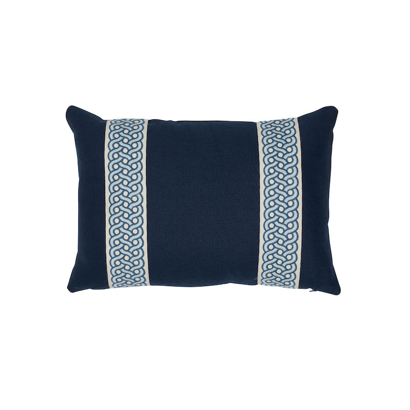 Mandeville Pillow - Indigo and Pacific