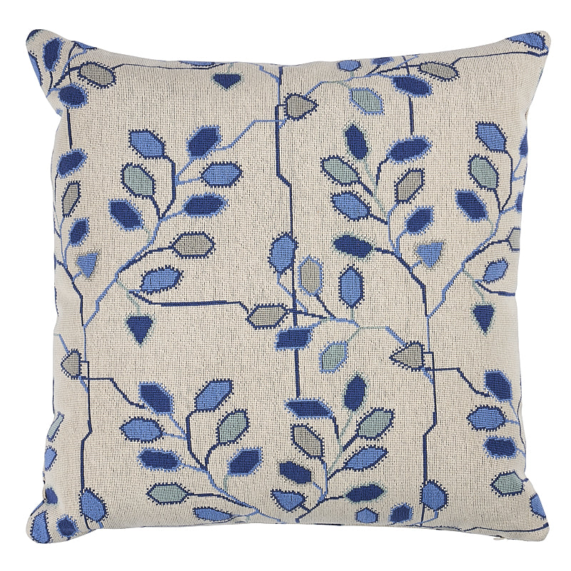 Tumble Weed Epingle Pillow - Delft Blue