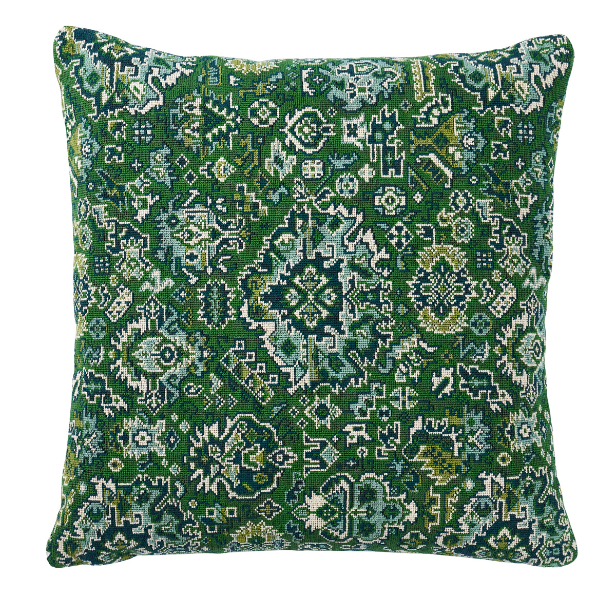 Pallay Epingle Pillow - Emerald