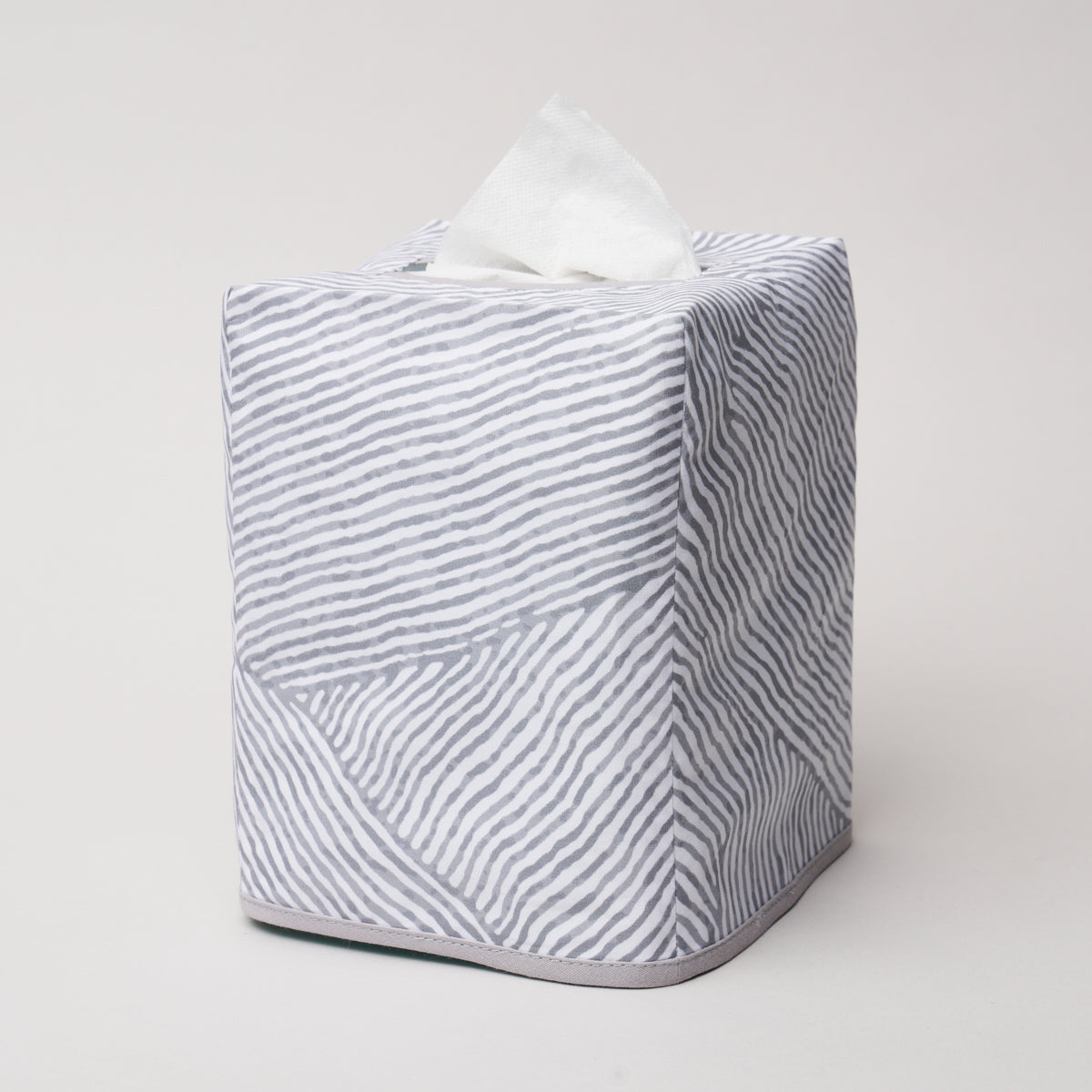 Burnett Tissue Box Cover (Nickel)
