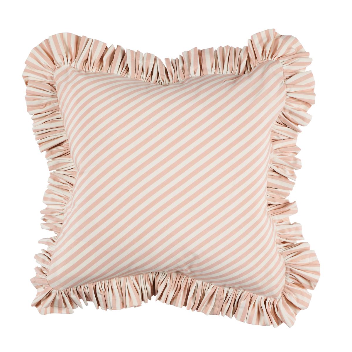 Brigitte Stripe 18" Pillow - Blush (Pre Order)