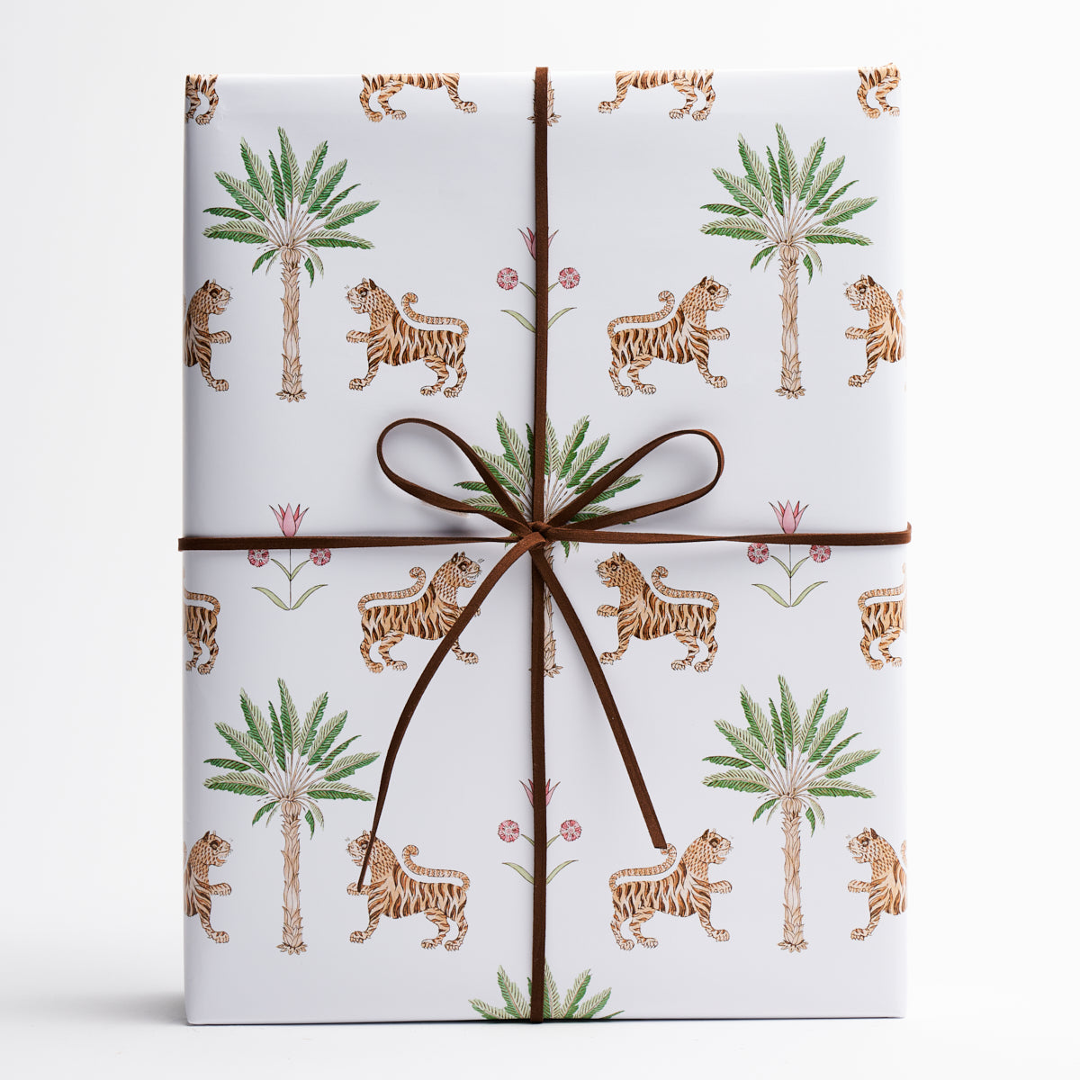 Boho Wrapping Paper Vintage Tiger Gift Wrap Aesthetic Wrapping Paper  Christmas Gift Wrap Indie Decor Tiger Art Paper Botanical Wrapping Roll 