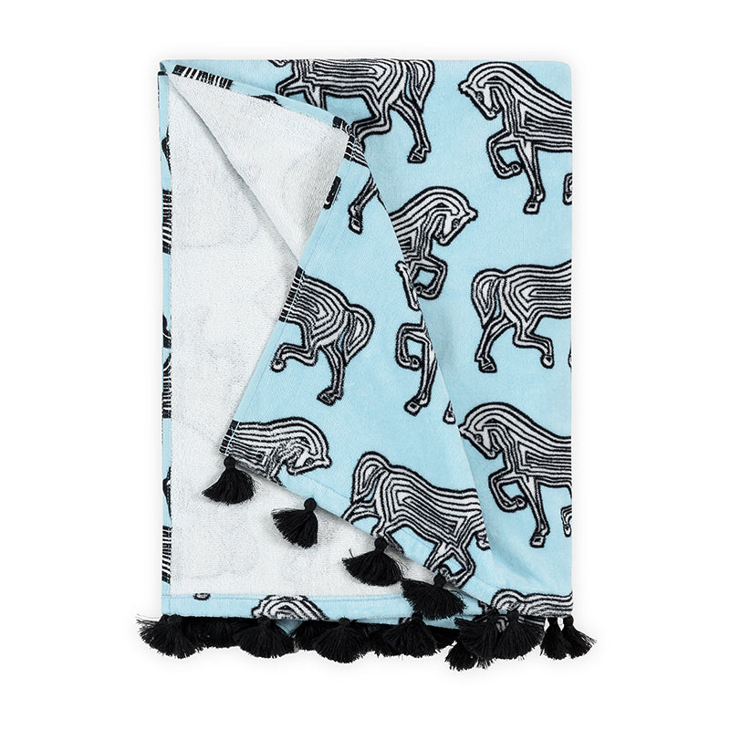 Zebra Beach Towel