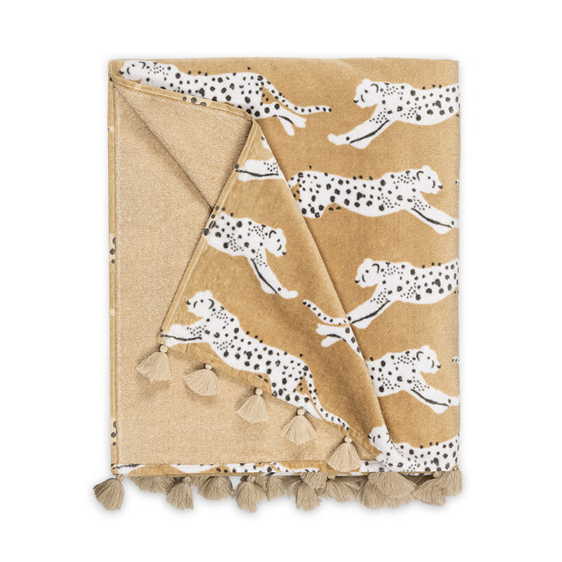 Leopard Print Beach Towel 