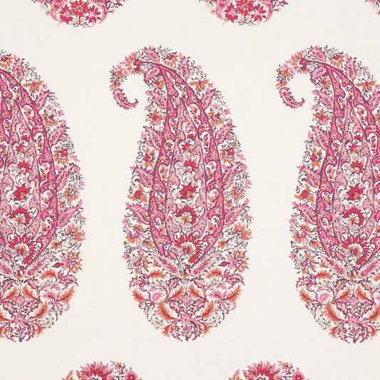 Shirala Paisley Fabric Sample - Magenta