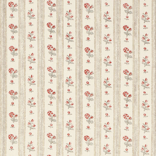Cabanon Stripe Fabric Sample - Rouge