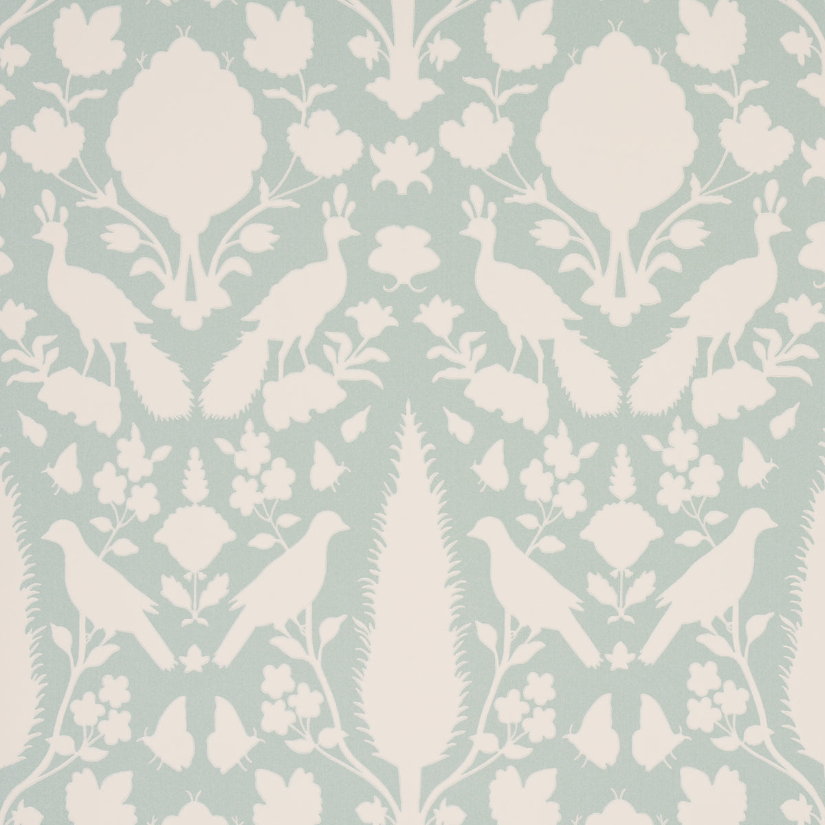 Chenonceau Wallpaper Sample - Aquamarine