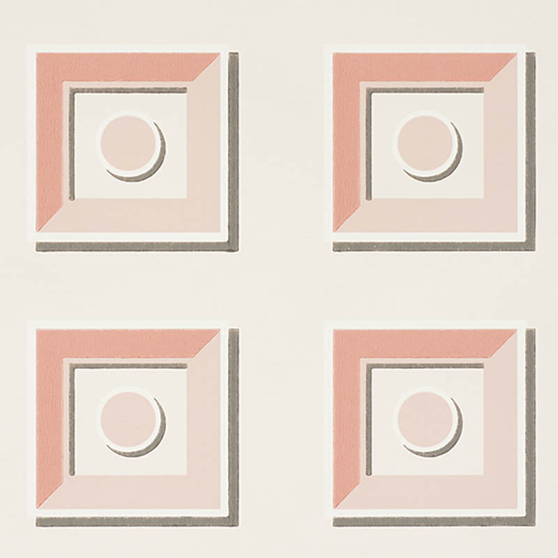 Marcel Wallpaper Sample - Blush