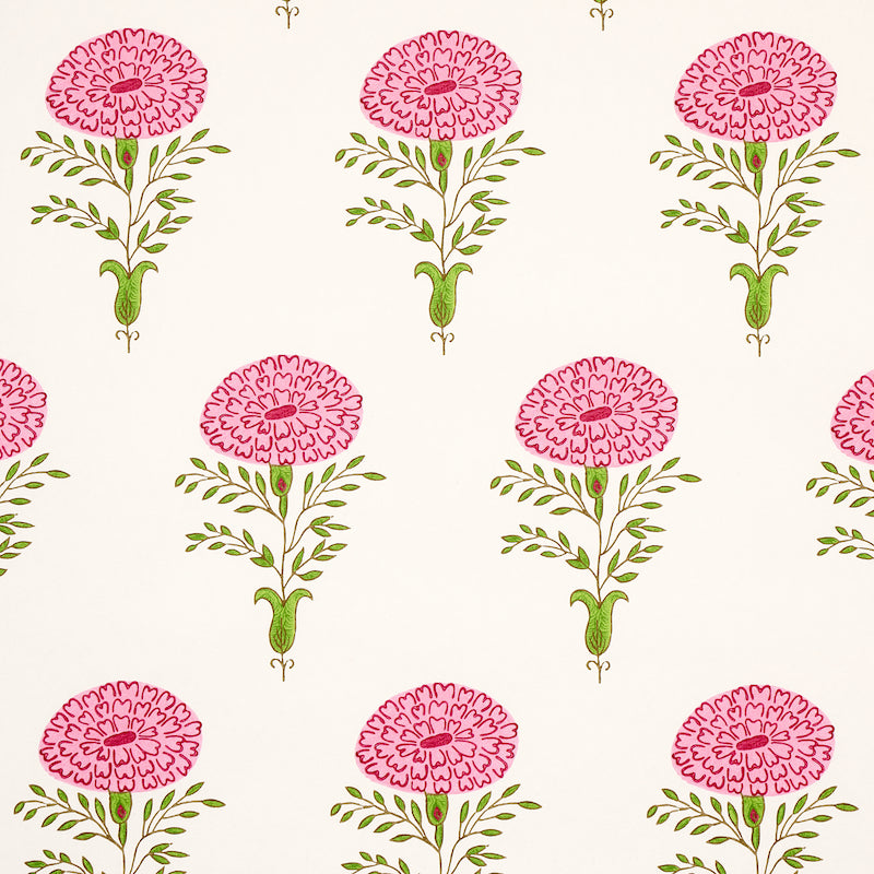 Marigold Wallpaper Sample - Pink