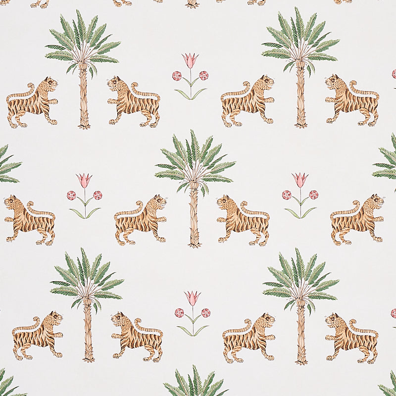 Tiger Palm Wallpaper Sample - Crimson