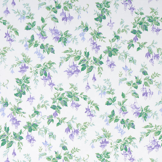 Garden Gate Wallpaper Sample - Violet