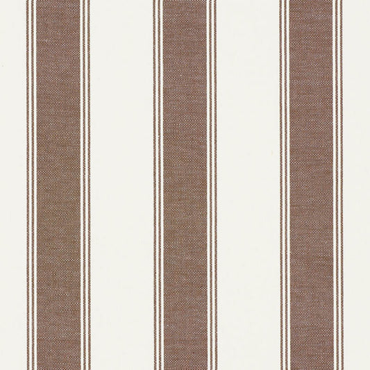 Rafe Stripe Fabric Sample - Berber Brown