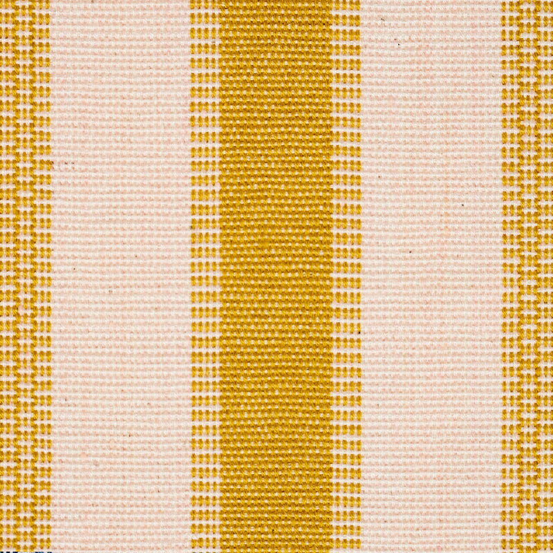 Ipala Hand Woven Stripe Fabric Sample - Yellow