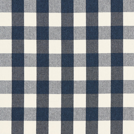 Dutton Buffalo Check Fabric Sample - Navy