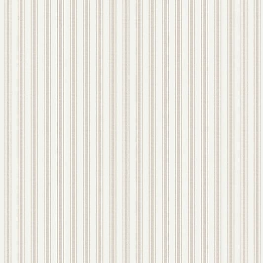 Aspö Stripe Wallpaper Sample - Sand