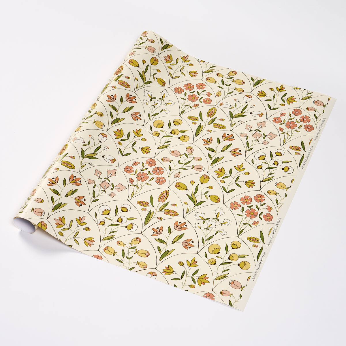 Frances Floral Wrapping Paper - Petal