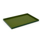 Schumacher x The Lacquer Company 23.6" Berkeley Tape Tray - Lettuce Green & Bottle Green