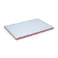 Schumacher x The Lacquer Company 23.6" Matrix Tape Tray - Powder Blue & Cherry Red