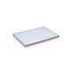 Schumacher x The Lacquer Company 17" Matrix Tape Tray - Powder Blue & Cherry Red