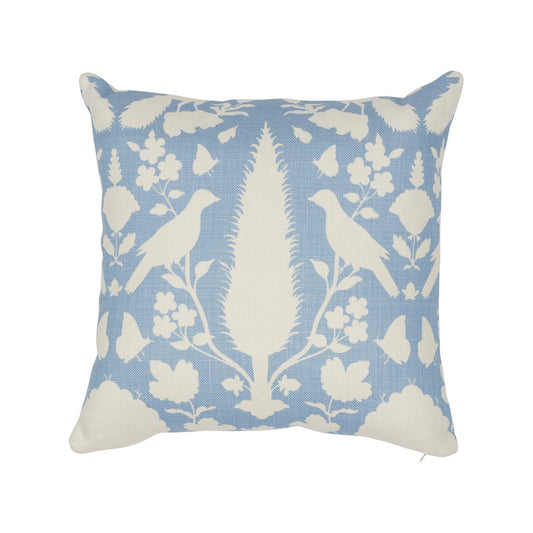 Chenonceau Pillow - Sky/White