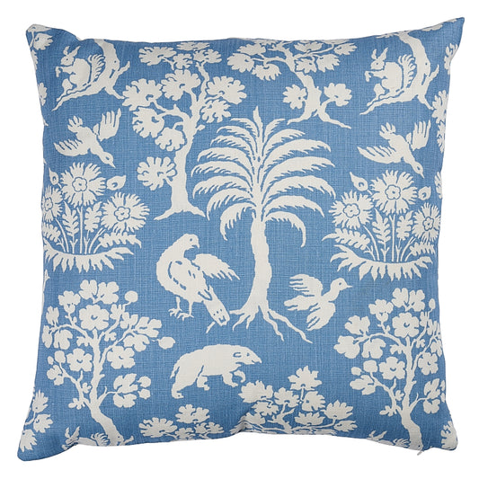 Woodland Silhouette Pillow - Blue (Pre Order)