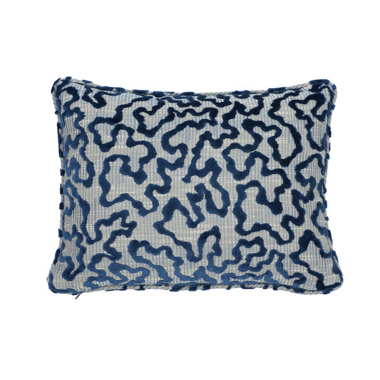 Janis Velvet Pillow - Blue