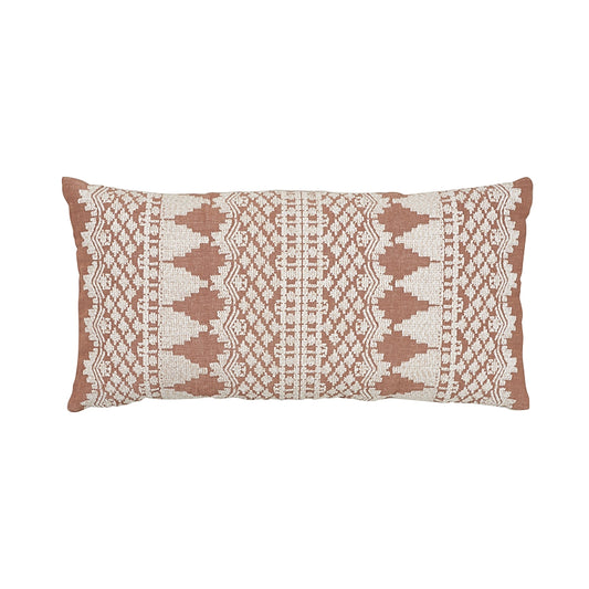 Wentworth Embroidery Pillow - Rust (Pre Order)