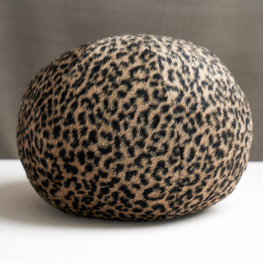 Lilya Leopard Sphere Pillow - Natural