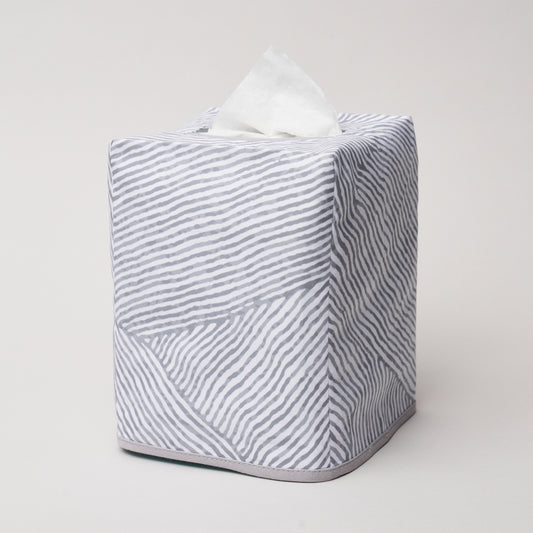 Burnett Tissue Box Cover (Nickel)