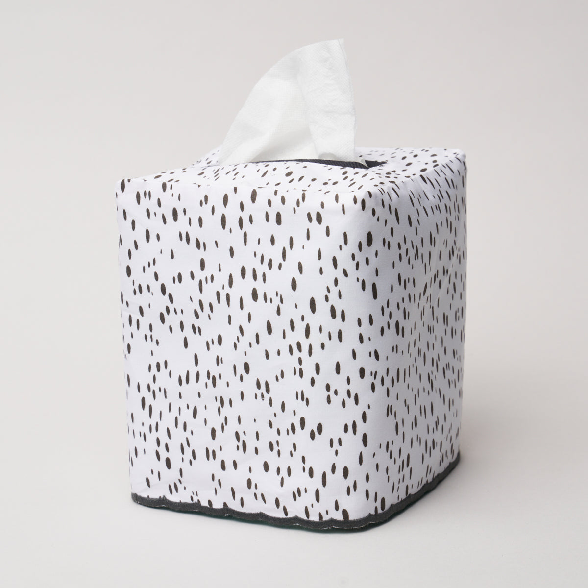 Celine Tissue Box Cover (Charcoal)
