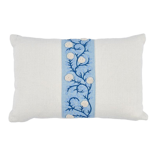 Ashoka Pillow - Ivory & Blue (Pre Order)