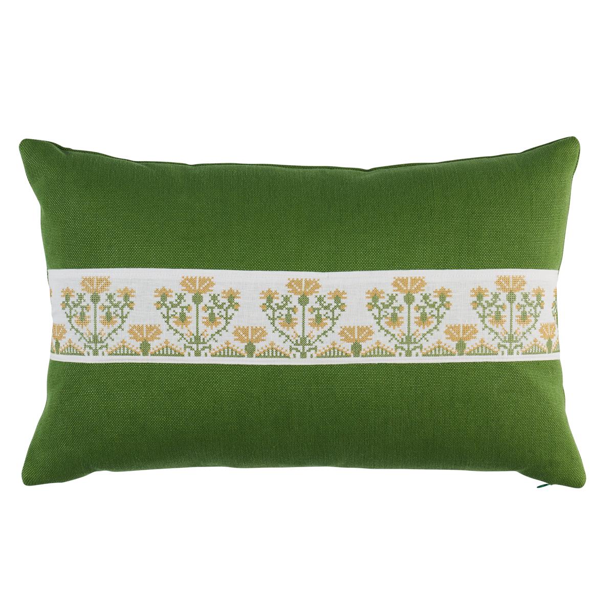 Custis Embroidery Pillow - Marigold